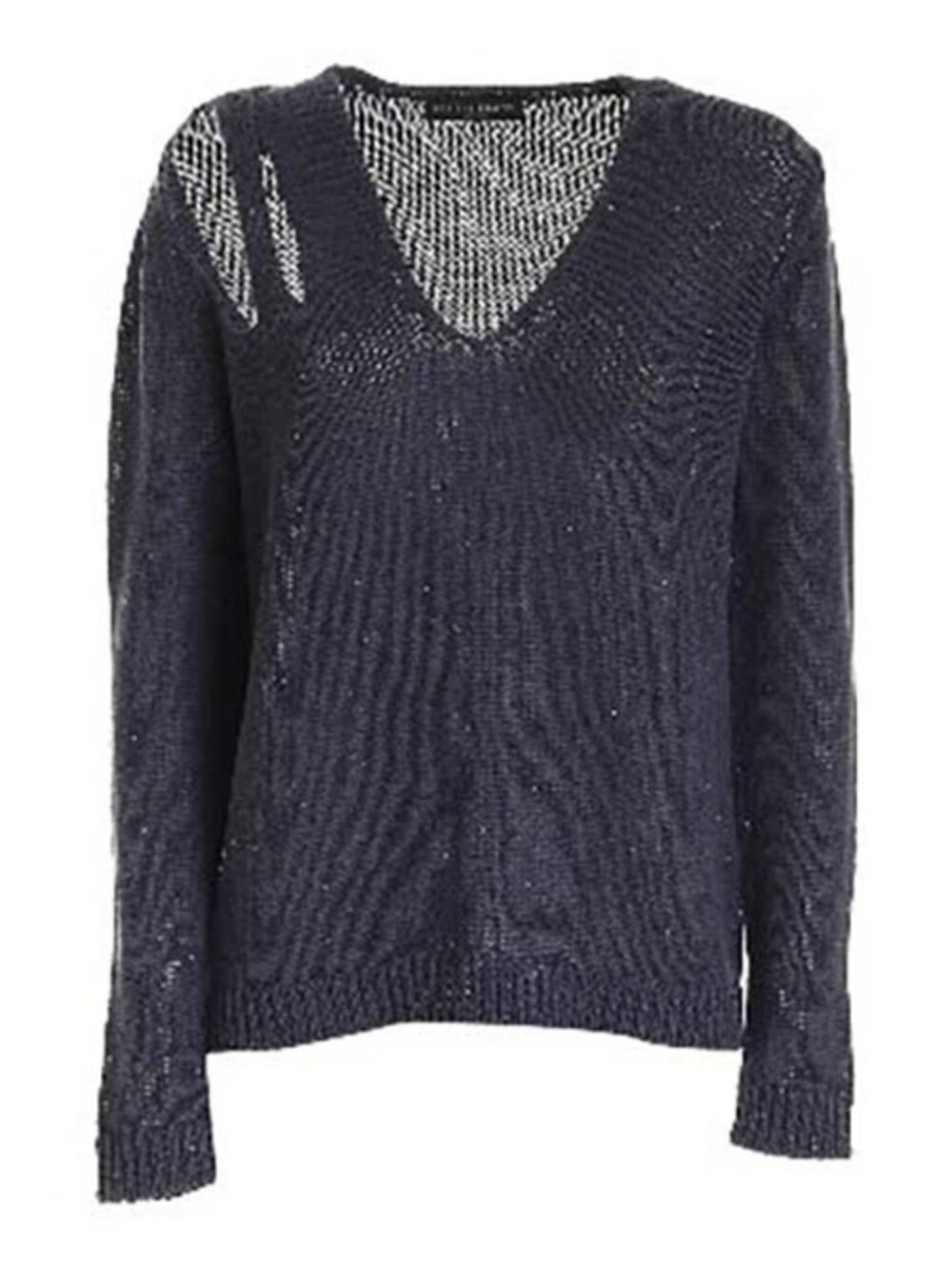 Maison Mascallier Navy Blue Cutout Sweater - Women's X Large